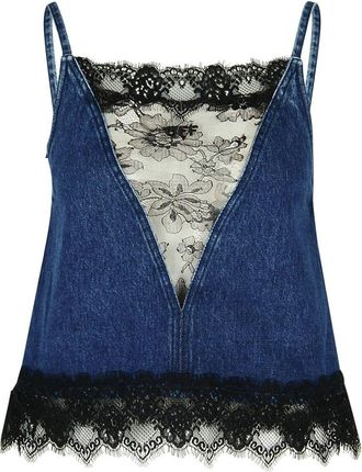 Off-white 20S Blue Denim Top