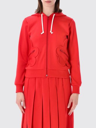Comme Des Gar&ccedil;ons Polyester Zip-Up Jumper with Side Pockets