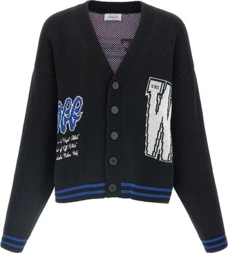 Off-white Heren, Truien, Zwart, Maat: S Katoen