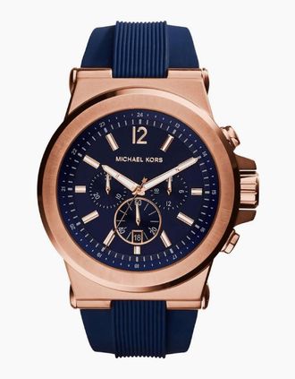 Michael Kors Mens Michael Kors MK8295 Dylan Chronograph Navy Dial Mens Watch - Blue
