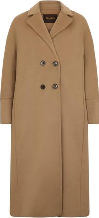 Moorer Ravenna Coat - Dames - Mantel - Beige - XL - Wol - Jassen
