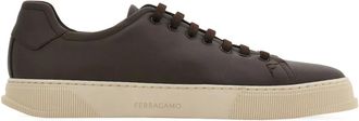 Ferragamo Sneakers con lacci - Marrone