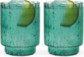 Twine Malachite Optic Tumblers Set of 2 in Green at Nordstrom