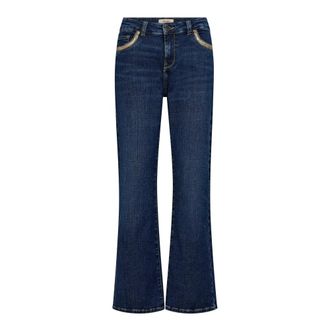 Mos Mosh Bootcut Jeans, female, Blue, W24, Perla Jeans in Dark Blue