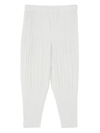 Homme Plissé Issey Miyake plissé pull-on trousers - Grey
