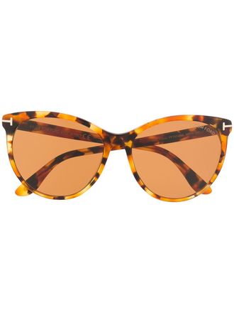 Tom Ford Eyewear oversized frame sunglasses - Brown