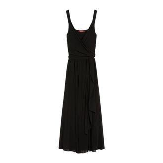Max Mara Curacao Dress - Dames - Maxi kleedjes - Zwart - L - Kleedjes