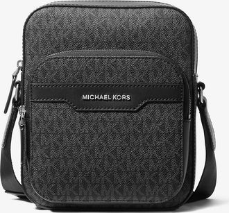 Michael Kors Hudson Mini Signature Logo Flight Bag