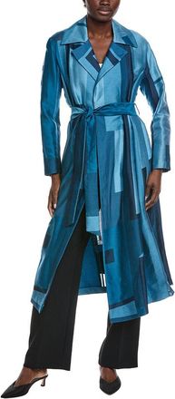 Akris Ivani Silk-Blend Trench Coat