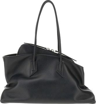 The Attico Leather medium La Passeggiata bag Woman One Size