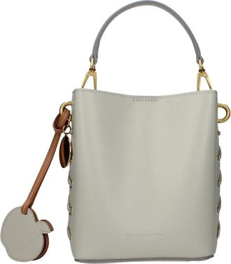 Stella McCartney Leren Handtas - Dames - Handtassen - Grijs - ONE Size - Leer - Tassen