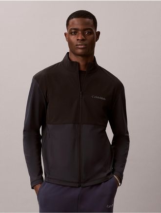 Calvin Klein Calvin Klein Mens CK Sport Jersey Zip Jacket - Black - 2XL