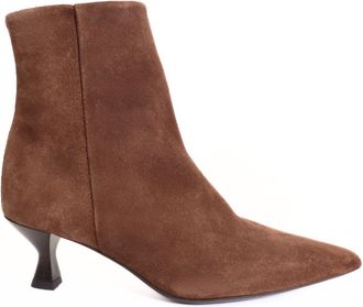 Pavement Womens Wilma Suede Heeled Booties In Brown