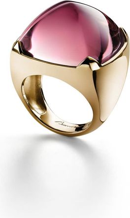 Baccarat Medicis Claret Crystal Ring Size 5 2803173