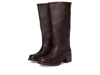 Frye and Co. Miranda 14 Wide Calf Womens Pull-on Boots Dark Brown : 9.5 M, Synthetic