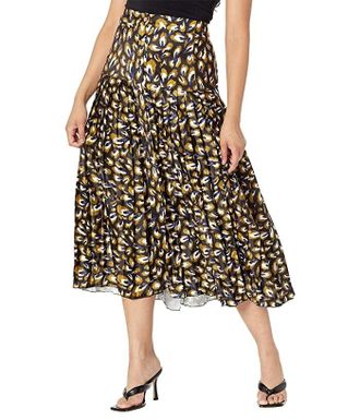 Little Mistress Garnet Skirt Women Multi Pleated Tiered Ruffle Flared JDM1647