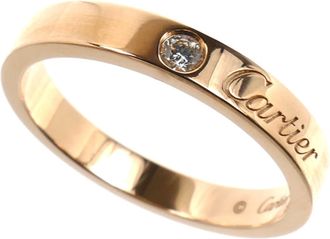 Cartier Pink Gold (18K) Band Ring (Pre-Owned)