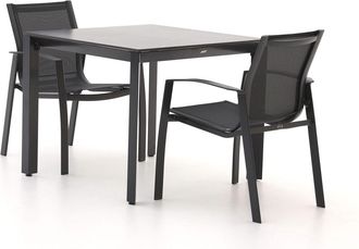 R&S Design Altea/Sestino 90cm dining tuinset 3-delig stapelbaar