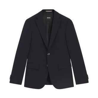 HUGO BOSS Hugo, Formal Blazers, male, Blue, Size: 3XL Harvey Jacket