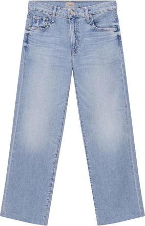 Mother Mid Rise Rambler Zip Ankle Fray - Dames - Regular Fit Jeans - Blauw - W29 - Katoen - Jeans