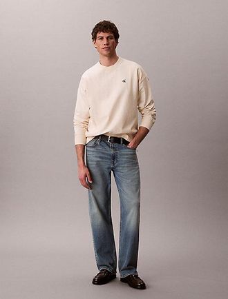 Calvin Klein Relaxed Cotton Terry Sweatshirt