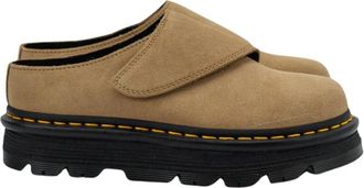 Dr. Martens Zebzag Anywair Bronx Suede - Dames - Slip ons - Beige - 39 EU - Su&egrave;de - Schoenen