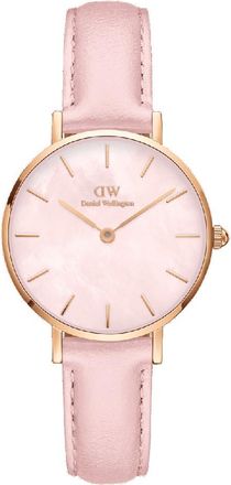 Daniel Wellington Womens DW00100633 Ladies Petite Cherry Blossom Rose Gold 28mm Watch - Pink - One Size
