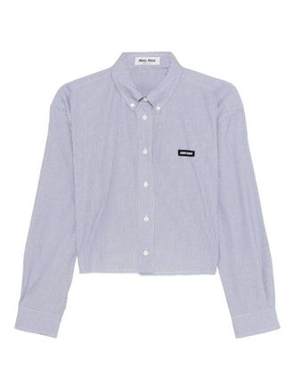 Miu Miu button-fastening shirt - Blue