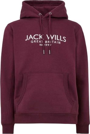 Jack Wills Heren Batsford Logo Hoodie (Afb.)