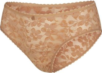 Savage x Fenty Lavish Lace Hipster Briefs in Sweet Latte Nude at Nordstrom, Size 3 X