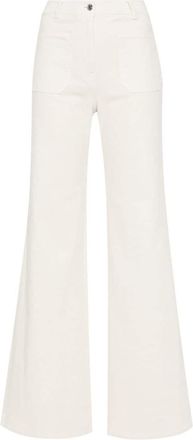 Nili Lotan Florence trousers - women - Spandex/Elastane/Cotton/Polyester - 0 - Neutrals