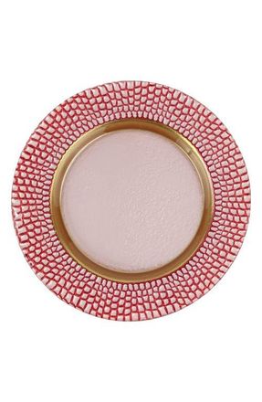 Vietri Pelli Glass Pink Salad Plate at Nordstrom