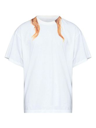 Maison Margiela Katoenen T-shirt met Mm6 Maison Margiela-logo