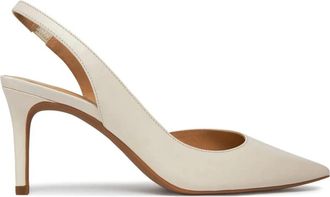 Michael Kors Elegante Decollet&eacute; High Heels - Dames - Pumps - Beige - 39 EU - Leer - Schoenen