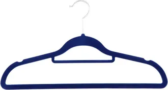J&V Textiles 120 Pack Of Premium Velvet Non-Slip Hangers With 360 Degree Rotatable Hook
