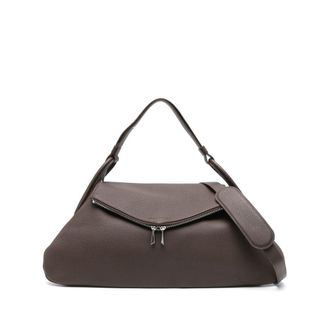 Amina Muaddi Borse Marrone-Donna