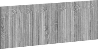 vidaXL Cabecero Montada En La Pared Alkmaar Sonoma Gris Vidaxl