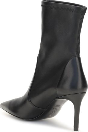 Stuart Weitzman Womens Ankle Boots Power Black Calf Leather