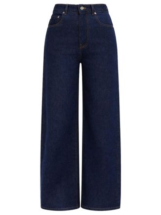 Ganni Denim Straight High Rise Jeans