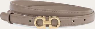 Ferragamo Women Sized Gancini belt Beige