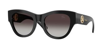 Burberry BE4491 30018G Womens Sunglasses Black Size 52
