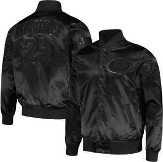 Pro Standard Mens Pro Standard Christian McCaffrey Black San Francisco 49ers Player Full-Snap Jacket at Nordstrom, Size Xx-Large