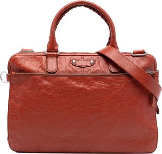 Balenciaga Pre-owned Balenciaga Lambskin Motocross Giant 12 Briefcase Ladies CB1TOCT4UNGM6VRC