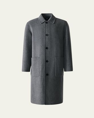 Mackage Mens Beckett Handmade Wool Overcoat