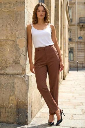 Roman Short Straight Leg Stretch Trouser