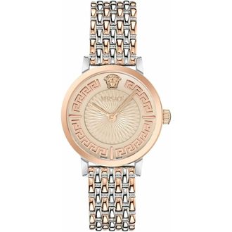 Versace Greca Fortuna horloge - Dames - Accessoires - Grijs - Maat: ONE Size