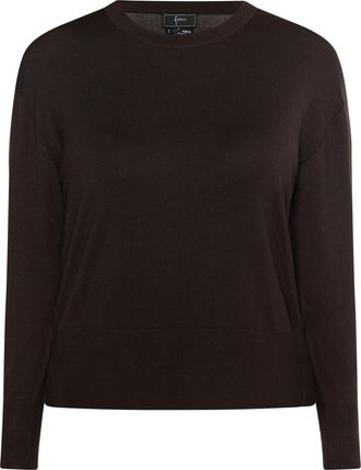 Faina Gebreide trui Dames donkerbruin