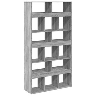 Berkfield Home Bookcase Grey Sonoma 100x33x187.5 cm Engineered Wood