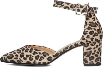 Notre-V Schoenen, Dames, Veelkleurig, 37 EU, Elegante Taupe Pumps voor Vrouwen