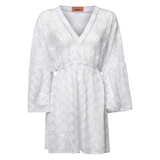 Missoni Short Dresses, female, White, M, Stylish Dresses Collection
